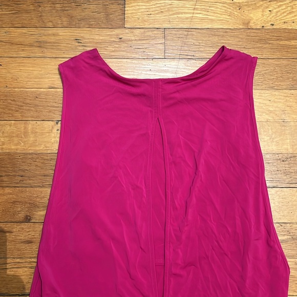 Helmut Lang Faint Jersey Sleeveless Keyhole Tunic, size Petite - Picture 9 of 12
